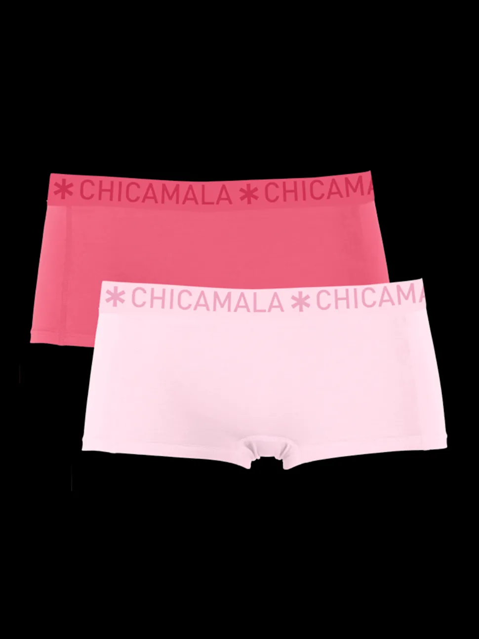 Dames 2-pack Boxershorts Effen