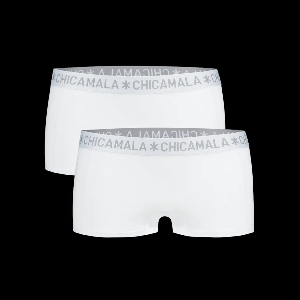 Dames 2-pack Boxershorts Effen
