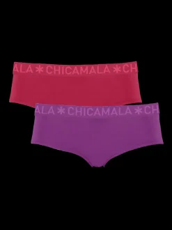 Dames 2-pack Briefs Effen