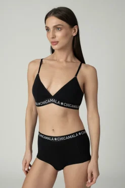 Dames 1-pack Triangle Top Effen