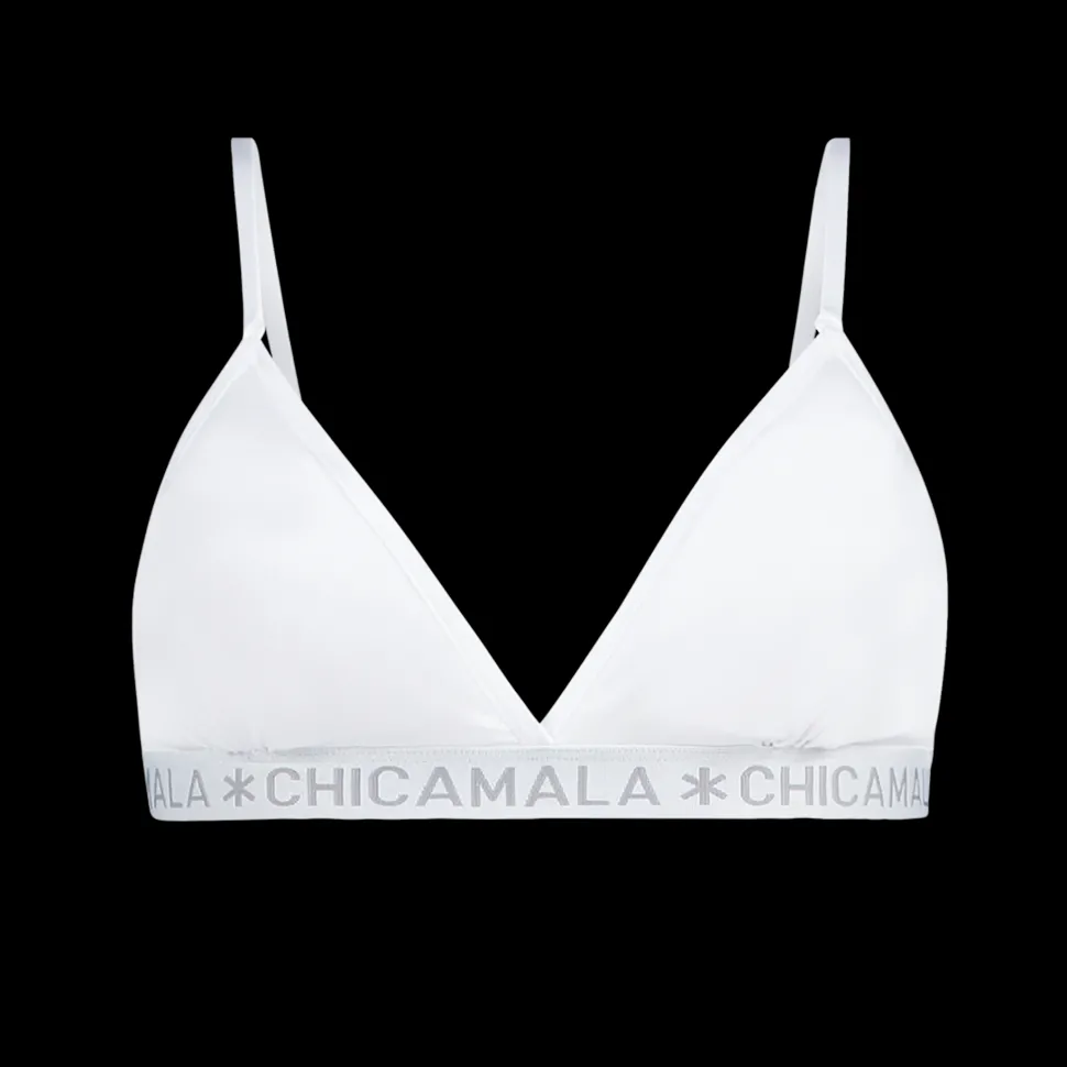 Dames 1-pack Triangle Top Effen