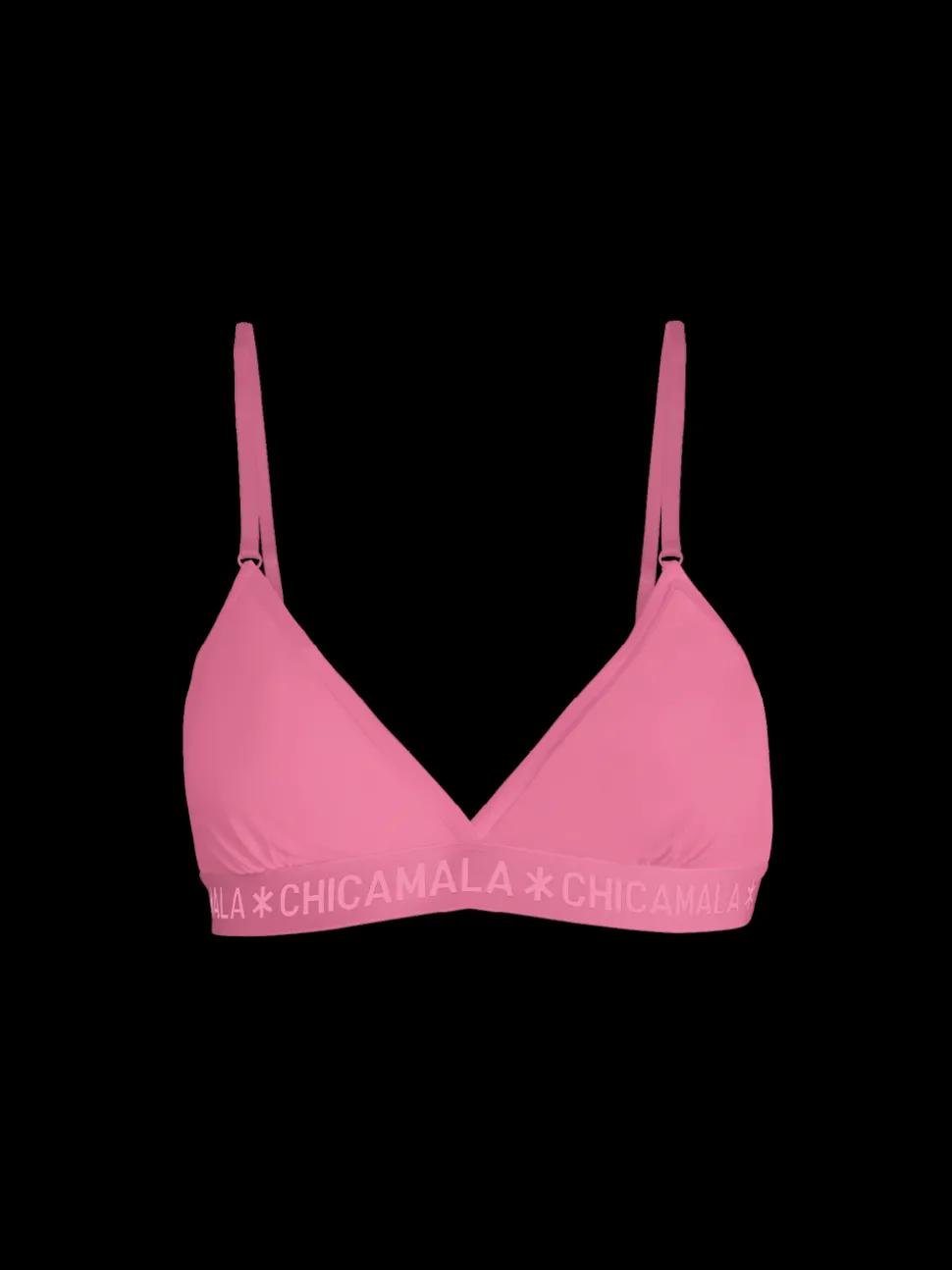 Dames 1-pack Triangle Top Effen