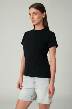 Dames T-Shirt Zwart