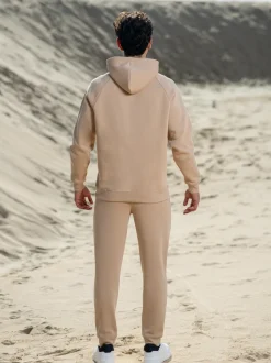 Heren Hoodie Beige