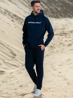Heren Hoodie Blauw