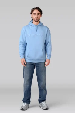 Heren Hoodie Lichtblauw