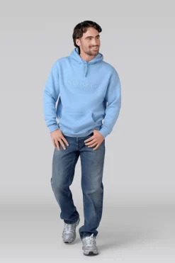 Heren Hoodie Lichtblauw