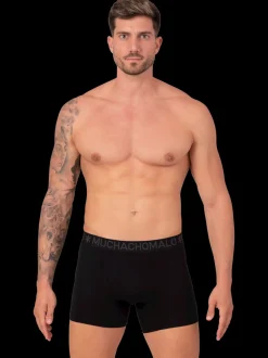 Heren 2-pack Bamboe Boxershorts Effen