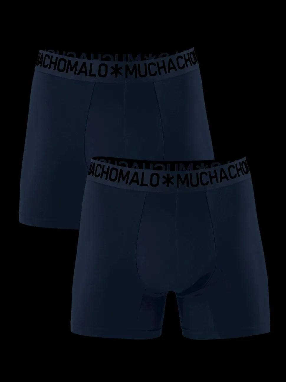Heren 2-pack Bamboe Boxershorts Effen