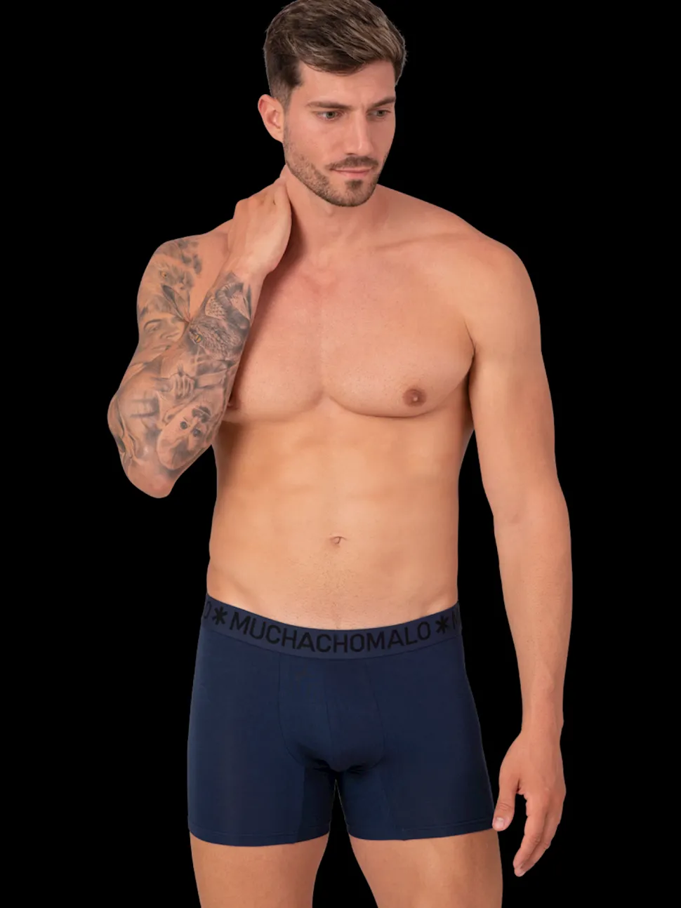 Heren 2-pack Bamboe Boxershorts Effen