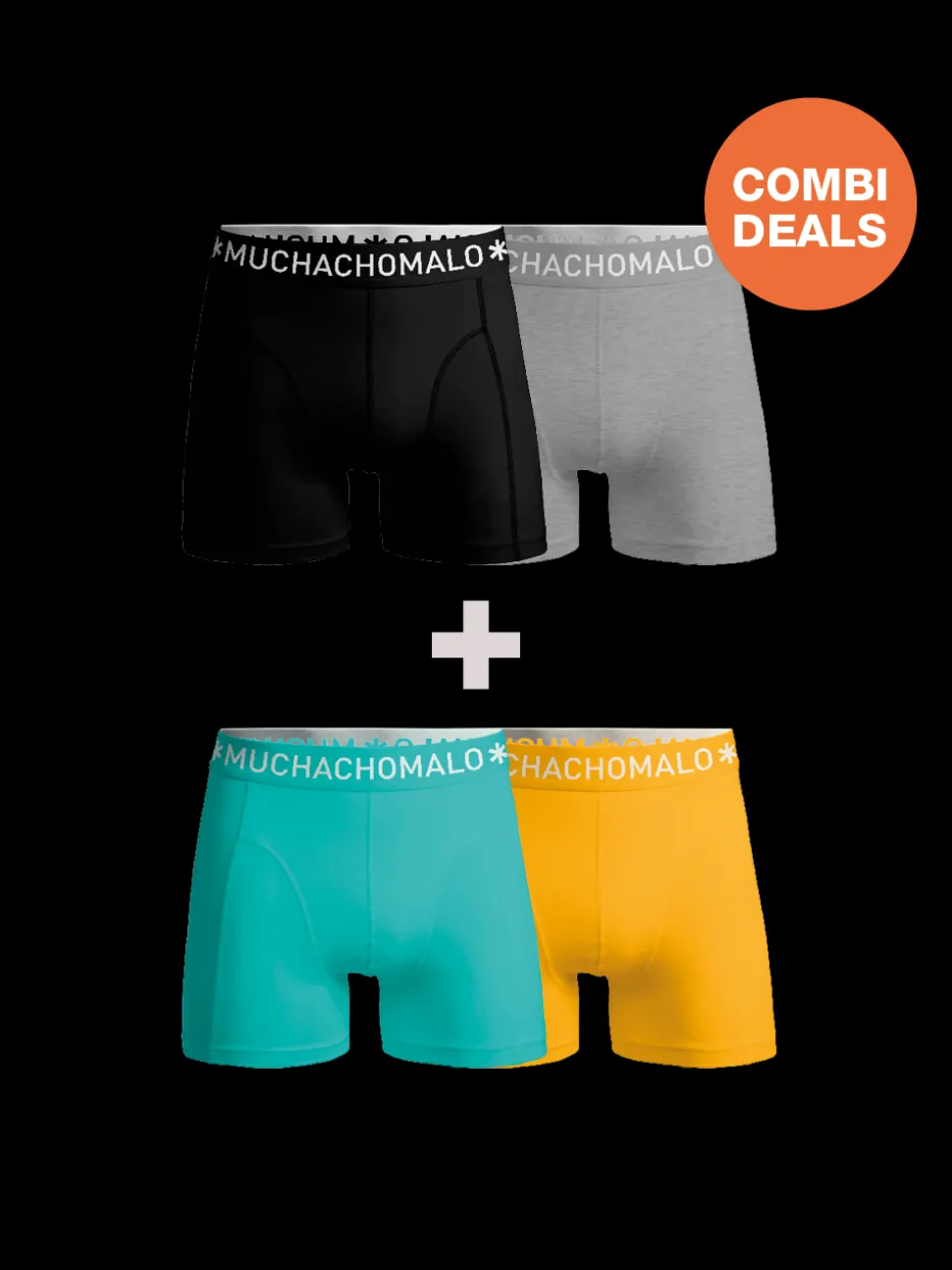 Heren 2+2-pack Boxershorts