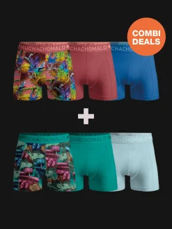 Heren 3+3-pack Boxershorts