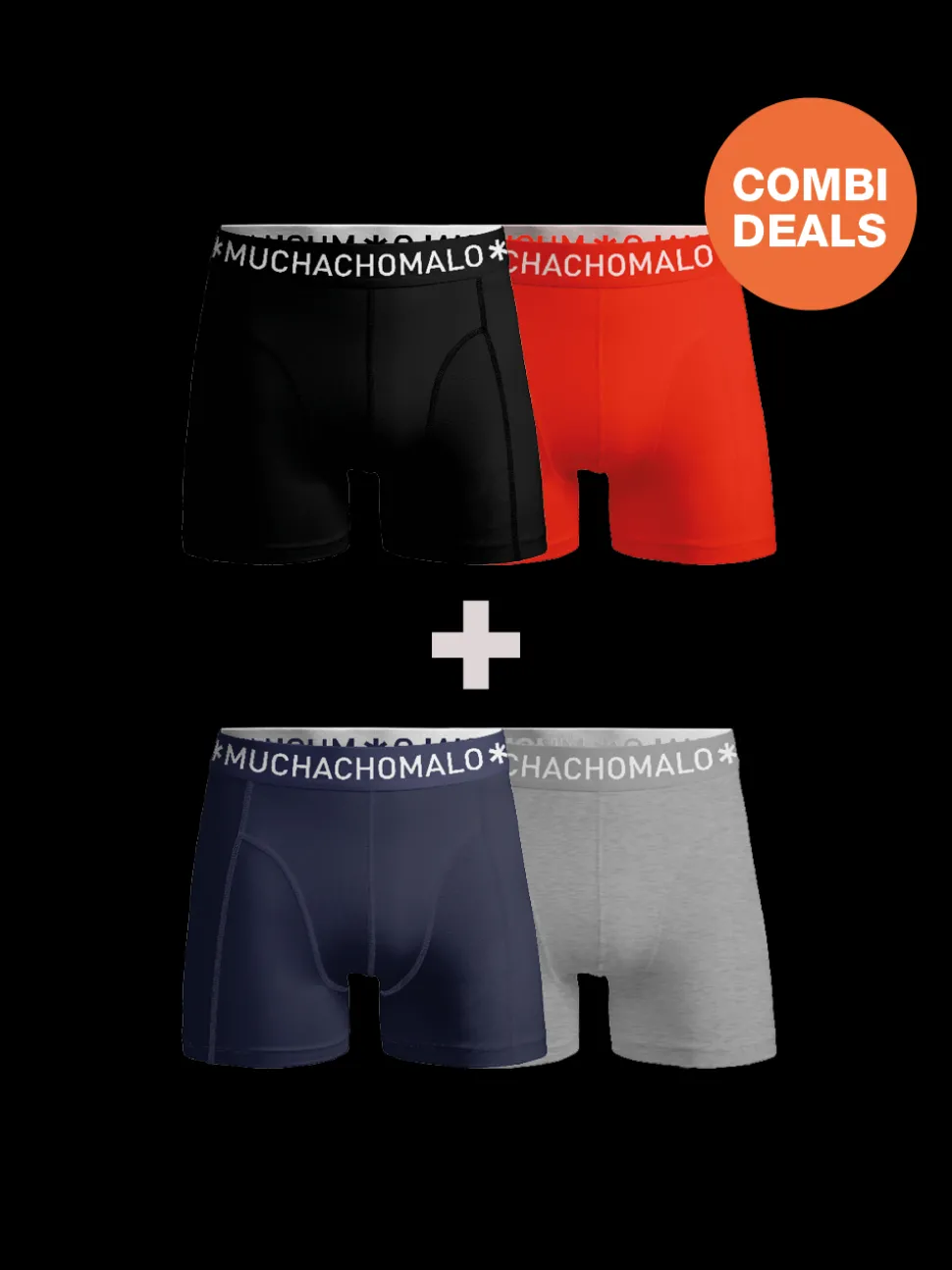 Heren 2+2-pack Boxershorts