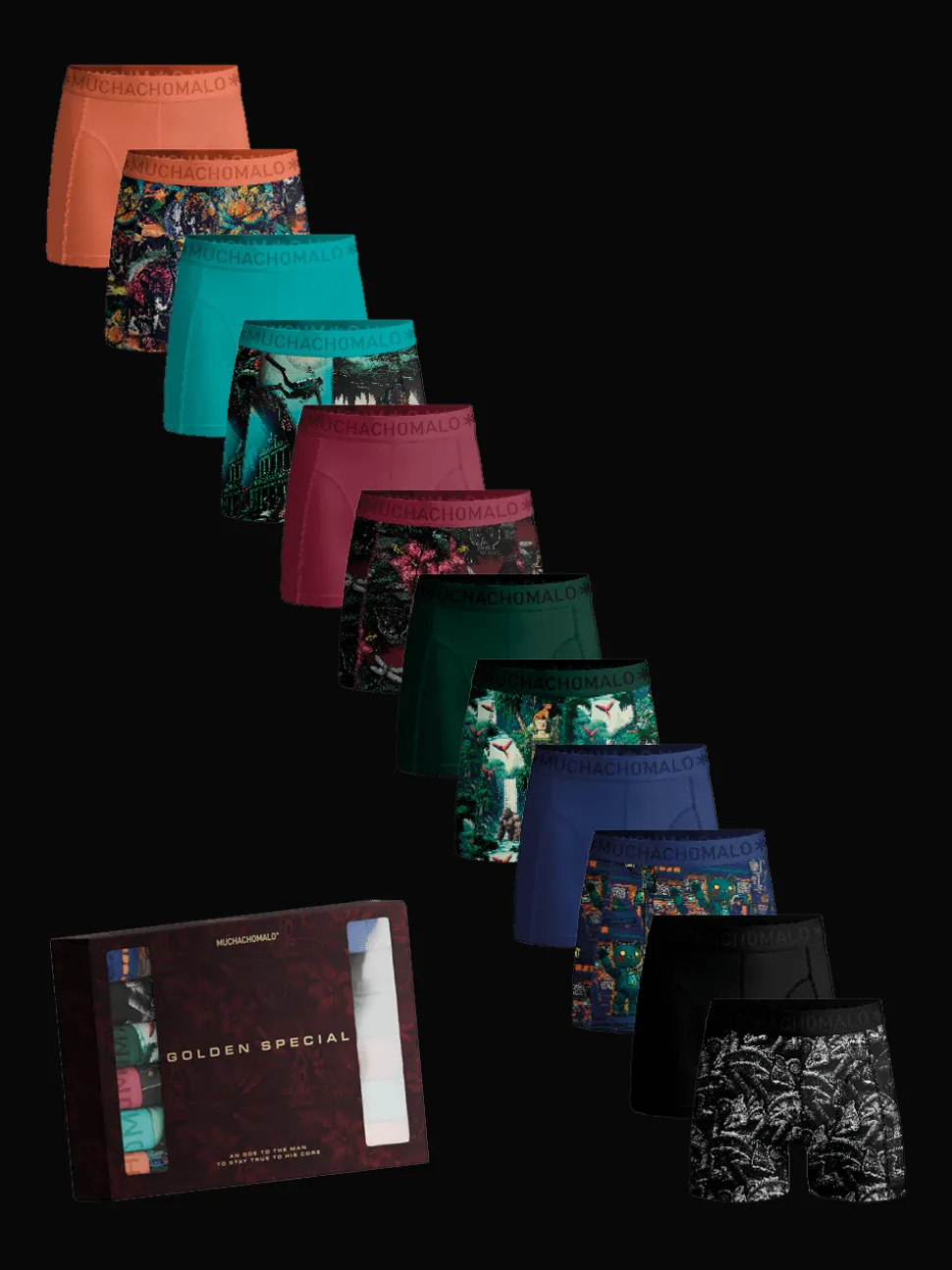 Heren 12-pack Boxershorts