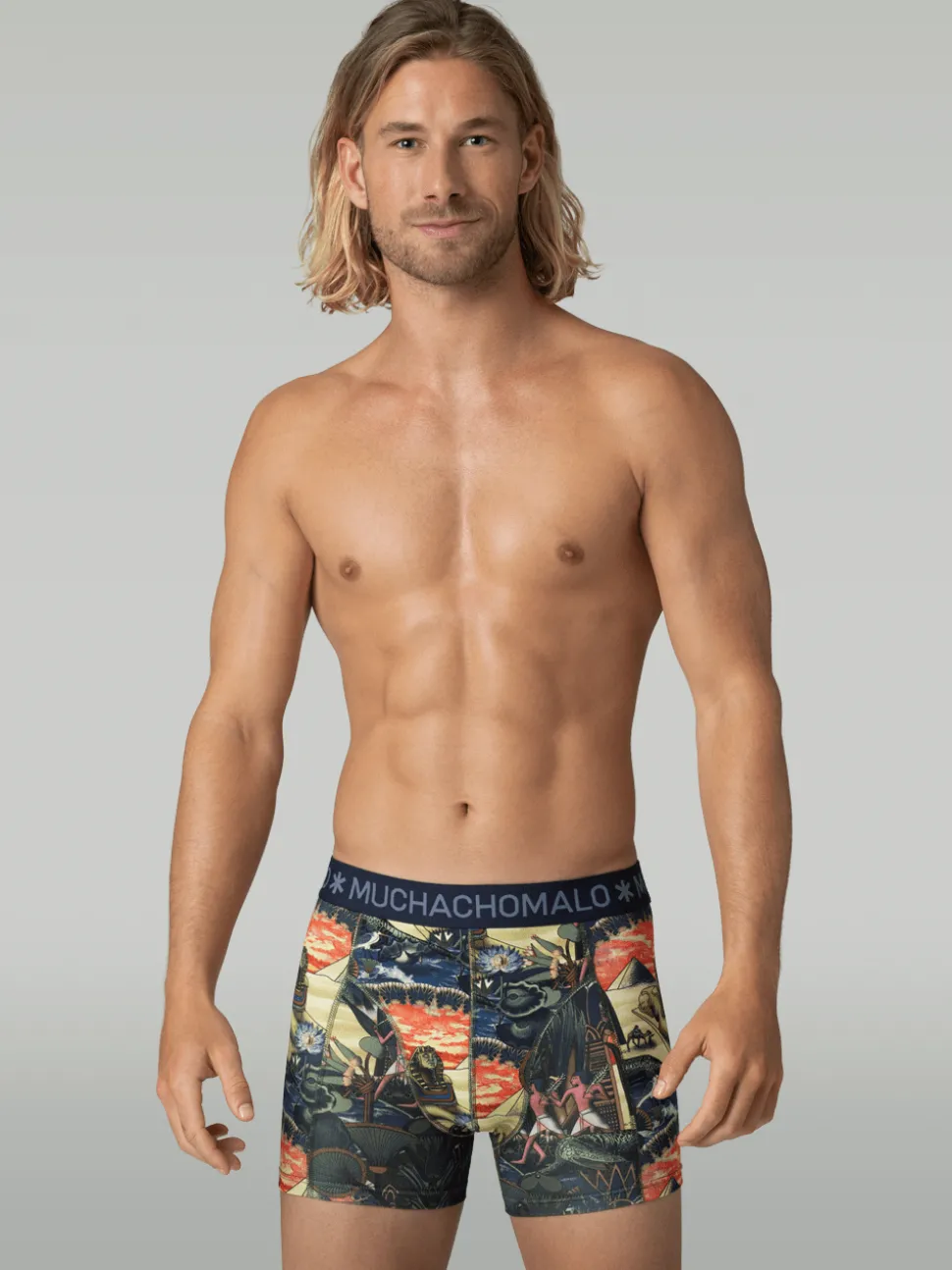 Heren 3-pack Boxershorts Ancient Civilizations