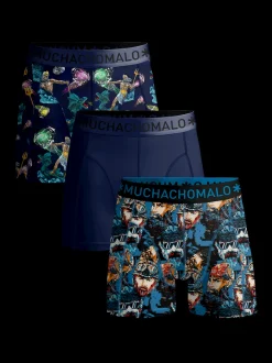Heren 3-pack Boxershorts Biker Poseidon
