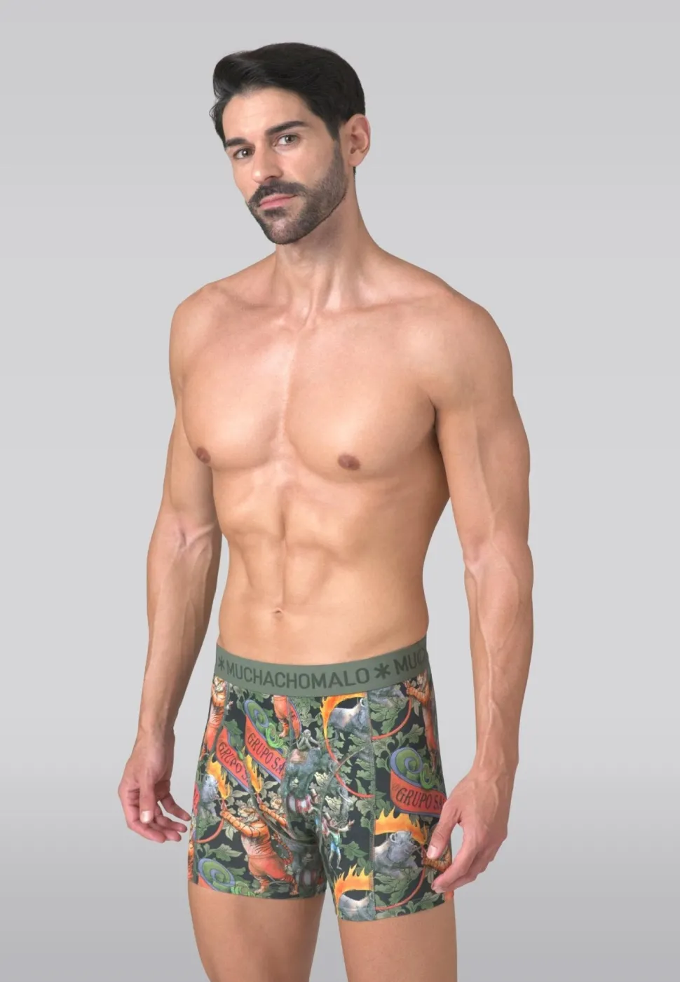 Heren 3-pack Boxershorts Circus Animals