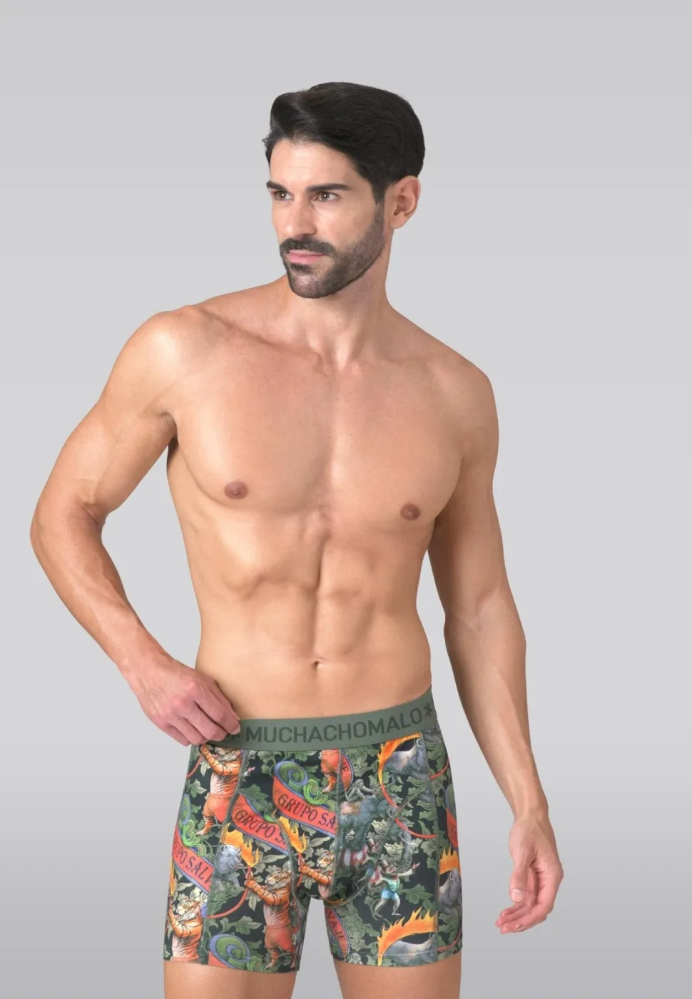 Heren 3-pack Boxershorts Circus Animals