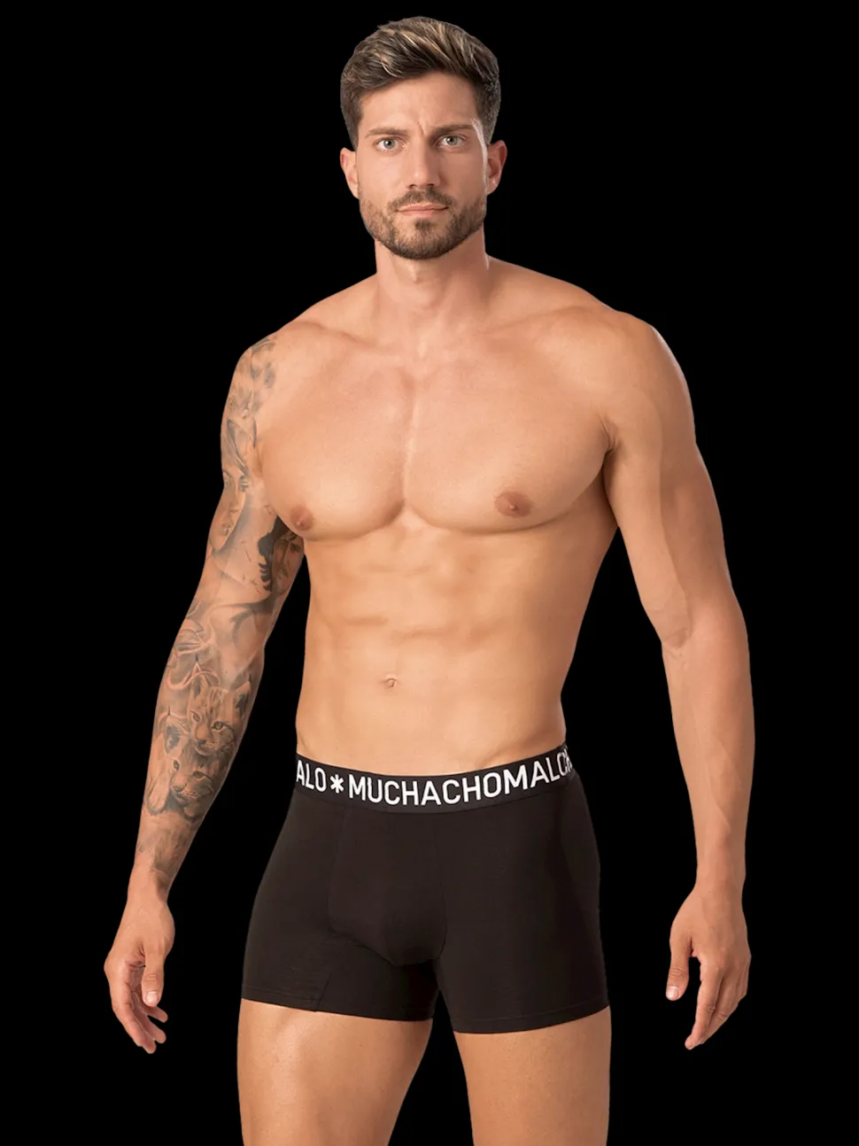 Heren 3-pack Boxershorts Effen Licht Katoen