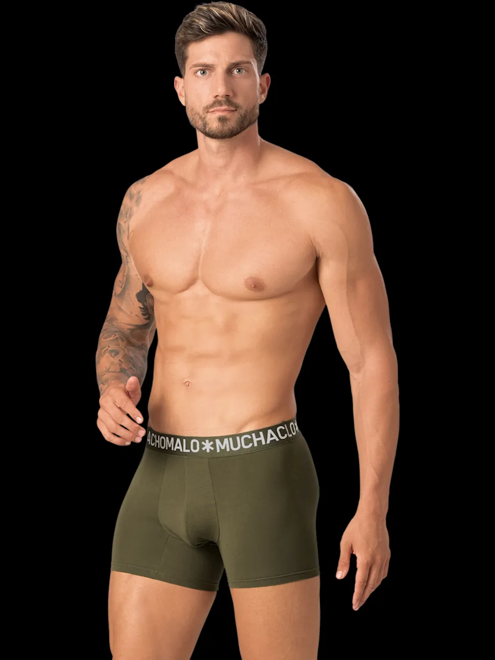 Heren 3-pack Boxershorts Effen Licht Katoen