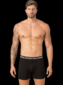 Heren 2-pack Boxershorts Effen