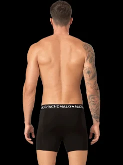 Heren 2-pack Boxershorts Effen