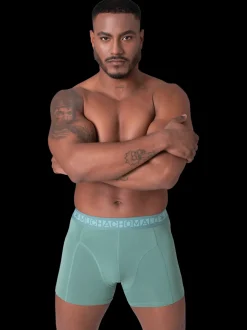 Heren 2-pack Boxershorts Effen
