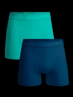 Heren 2-pack Boxershorts Effen