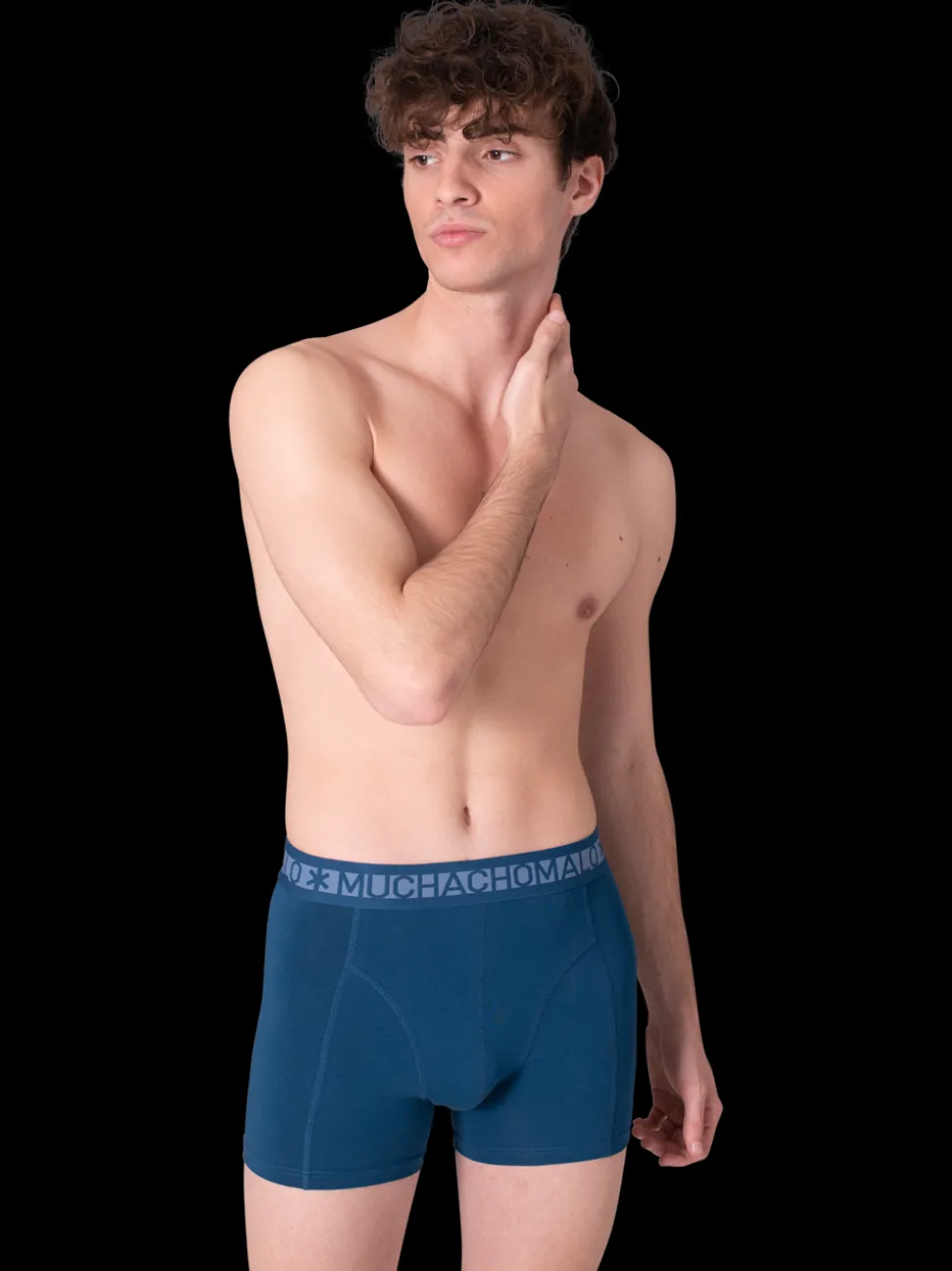 Heren 2-pack Boxershorts Effen