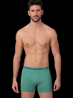 Heren 2+2-pack Boxershorts Effen