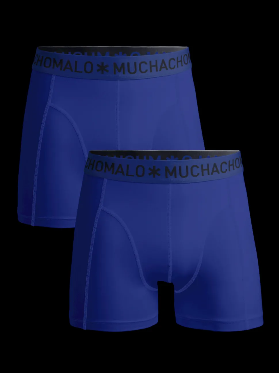 Heren 2-pack Boxershorts Effen