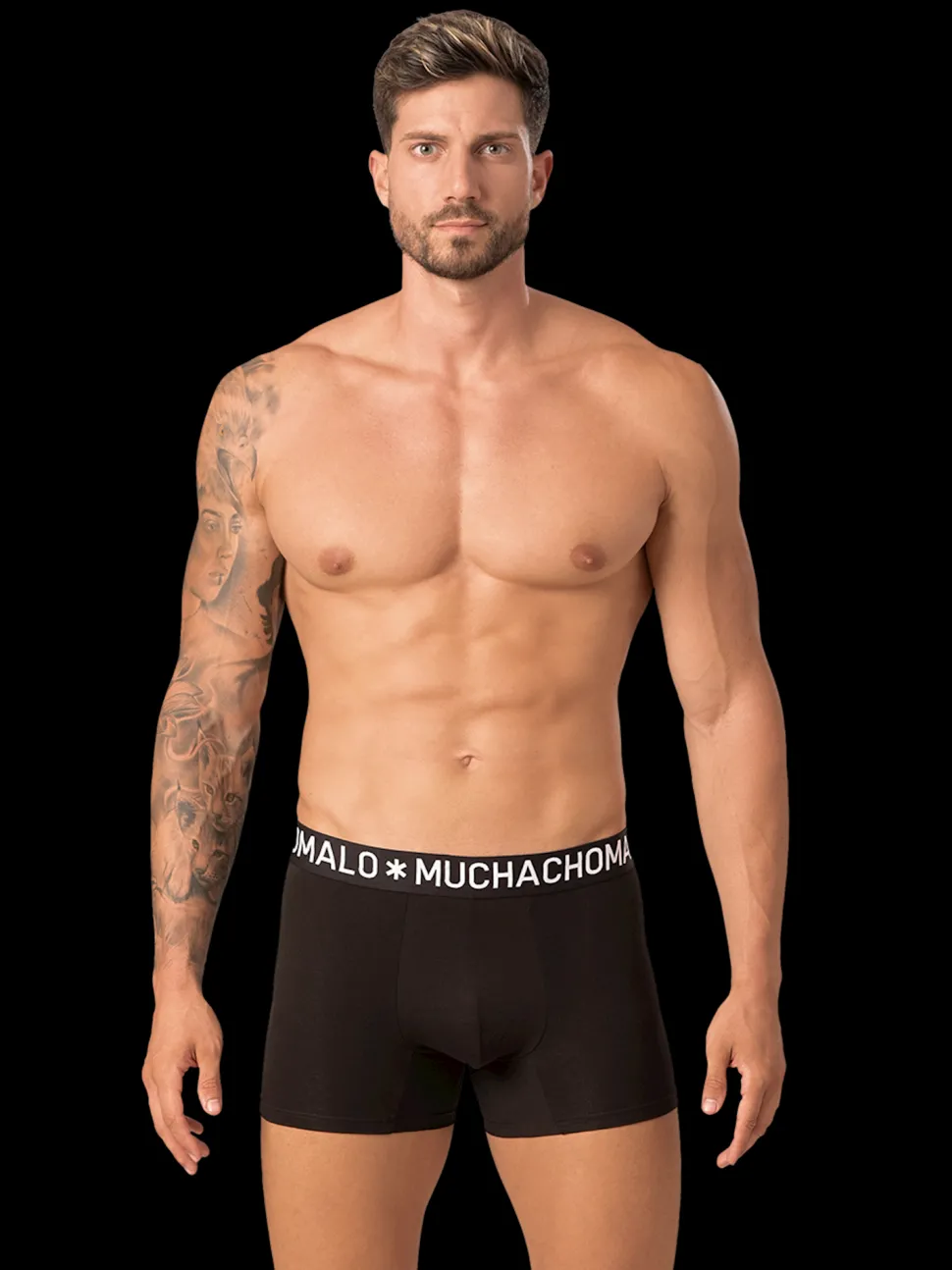 Heren 4-pack Boxershorts Effen Licht Katoen
