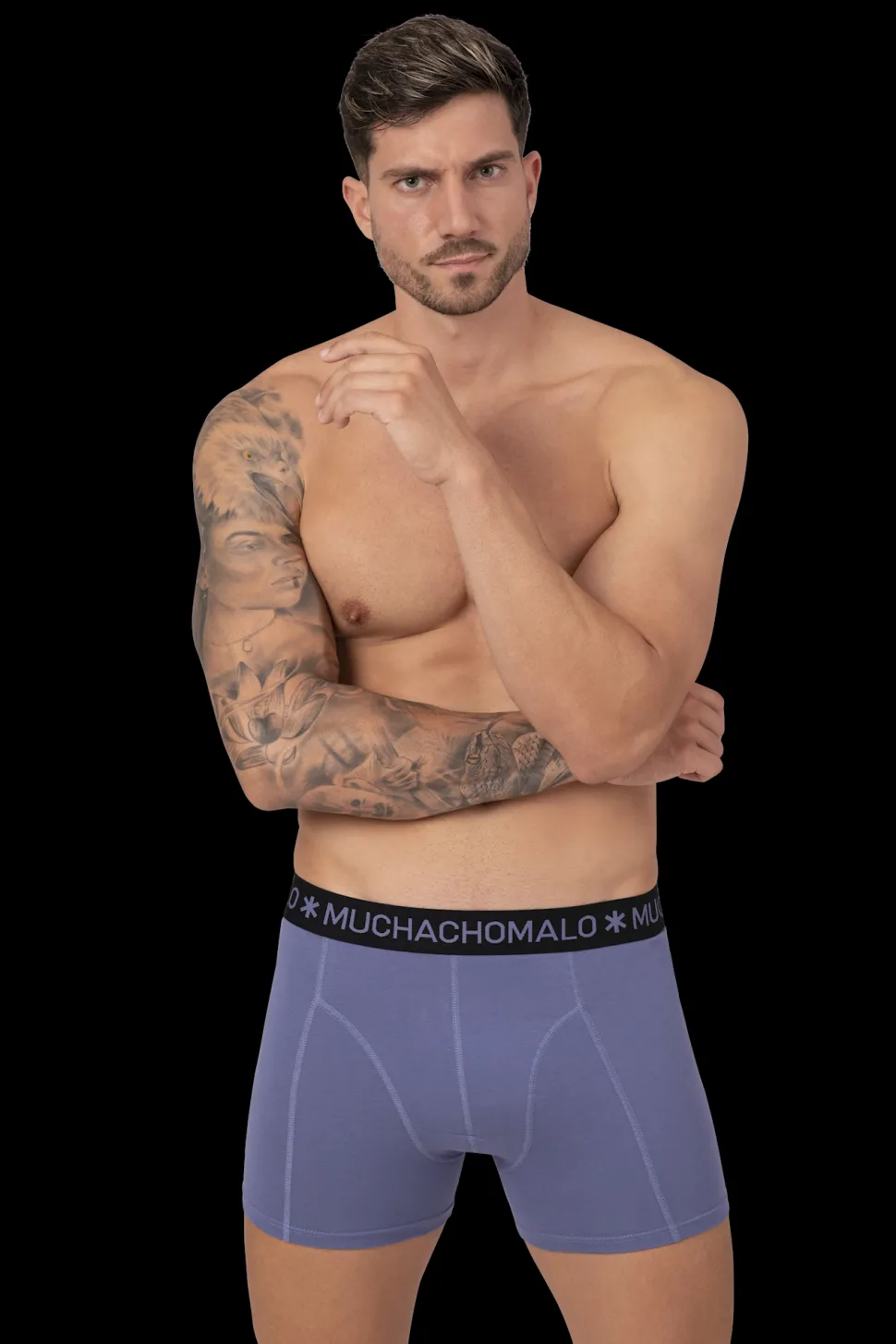 Heren 6-pack Boxershorts Effen