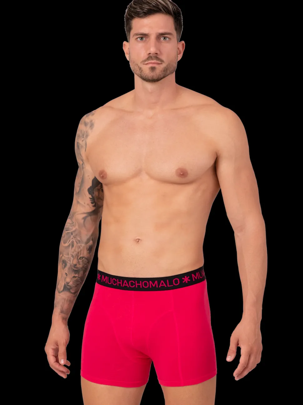 Heren 6-pack Boxershorts Effen