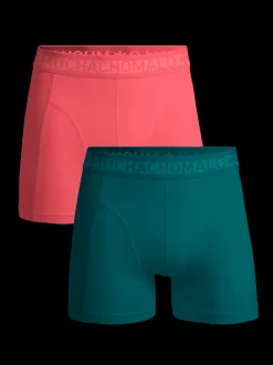 Heren 2-pack Boxershorts Effen