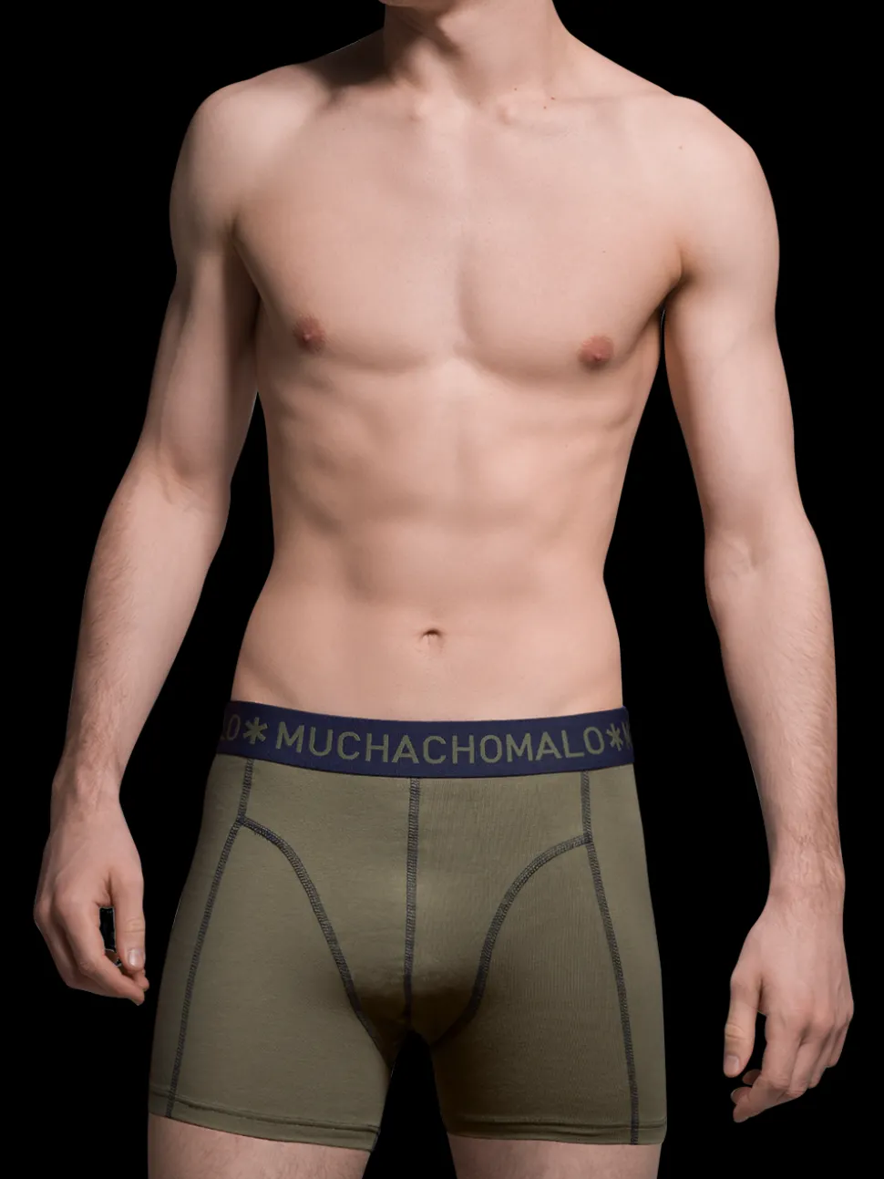 Heren 3-pack Boxershorts Effen