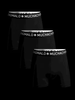 Heren 3-pack Boxershorts Effen