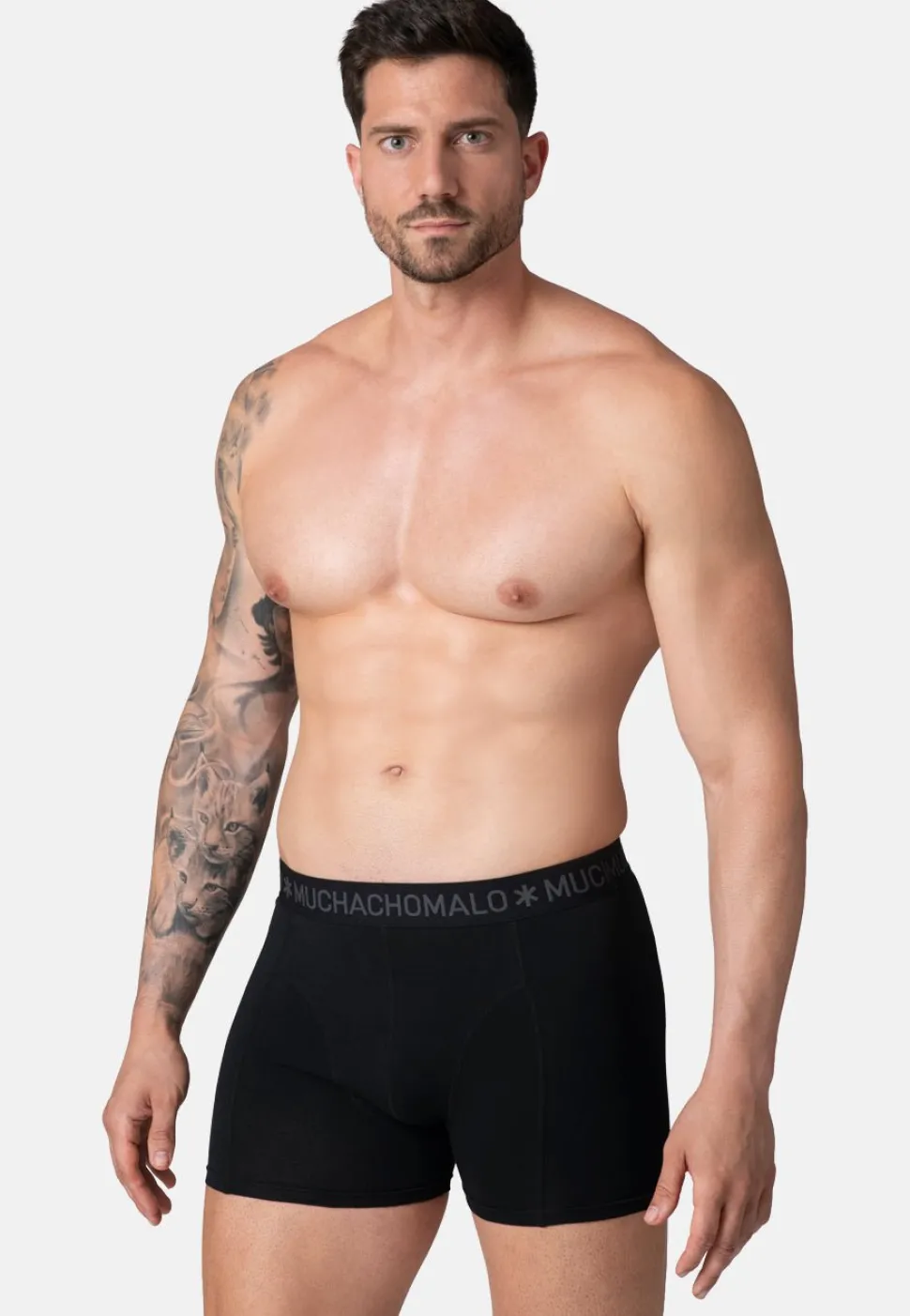 Heren 3-pack Boxershorts Licht Katoen