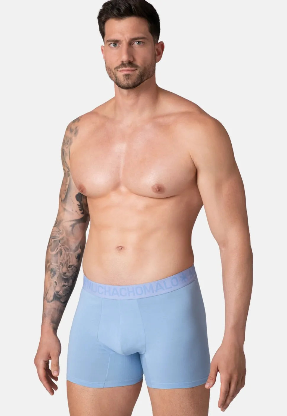 Heren 3-pack Boxershorts Licht Katoen