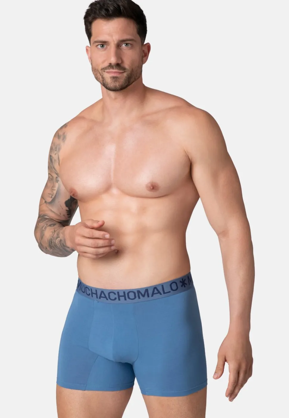 Heren 2-pack Boxershorts Licht Katoen