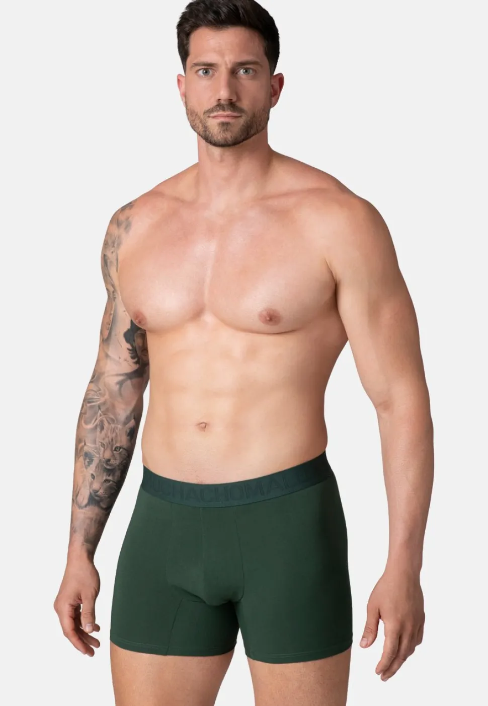 Heren 2-pack Boxershorts Licht Katoen
