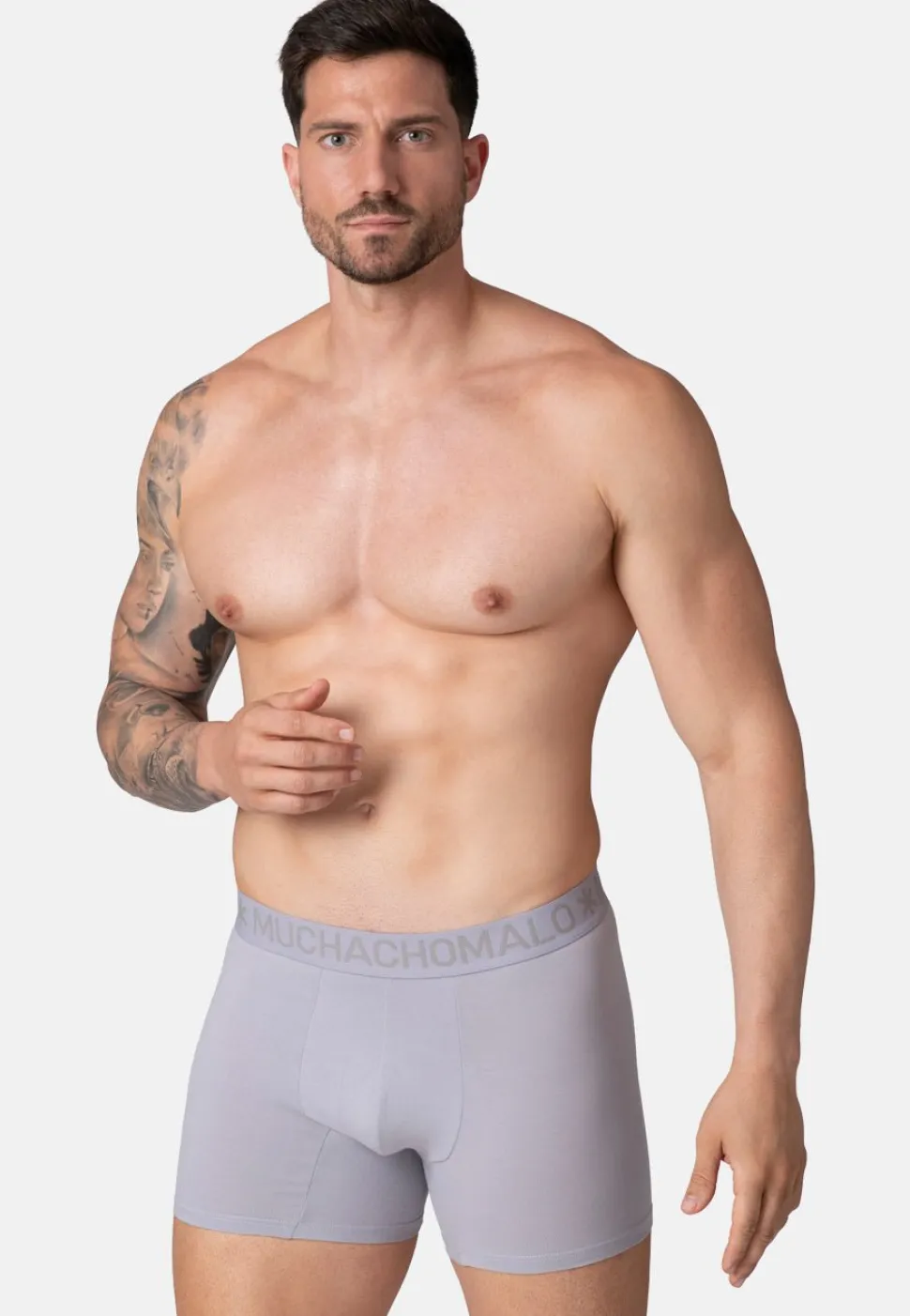 Heren 3-pack Boxershorts Licht Katoen