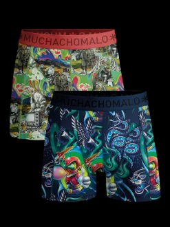 Heren 2-pack Boxershorts New School