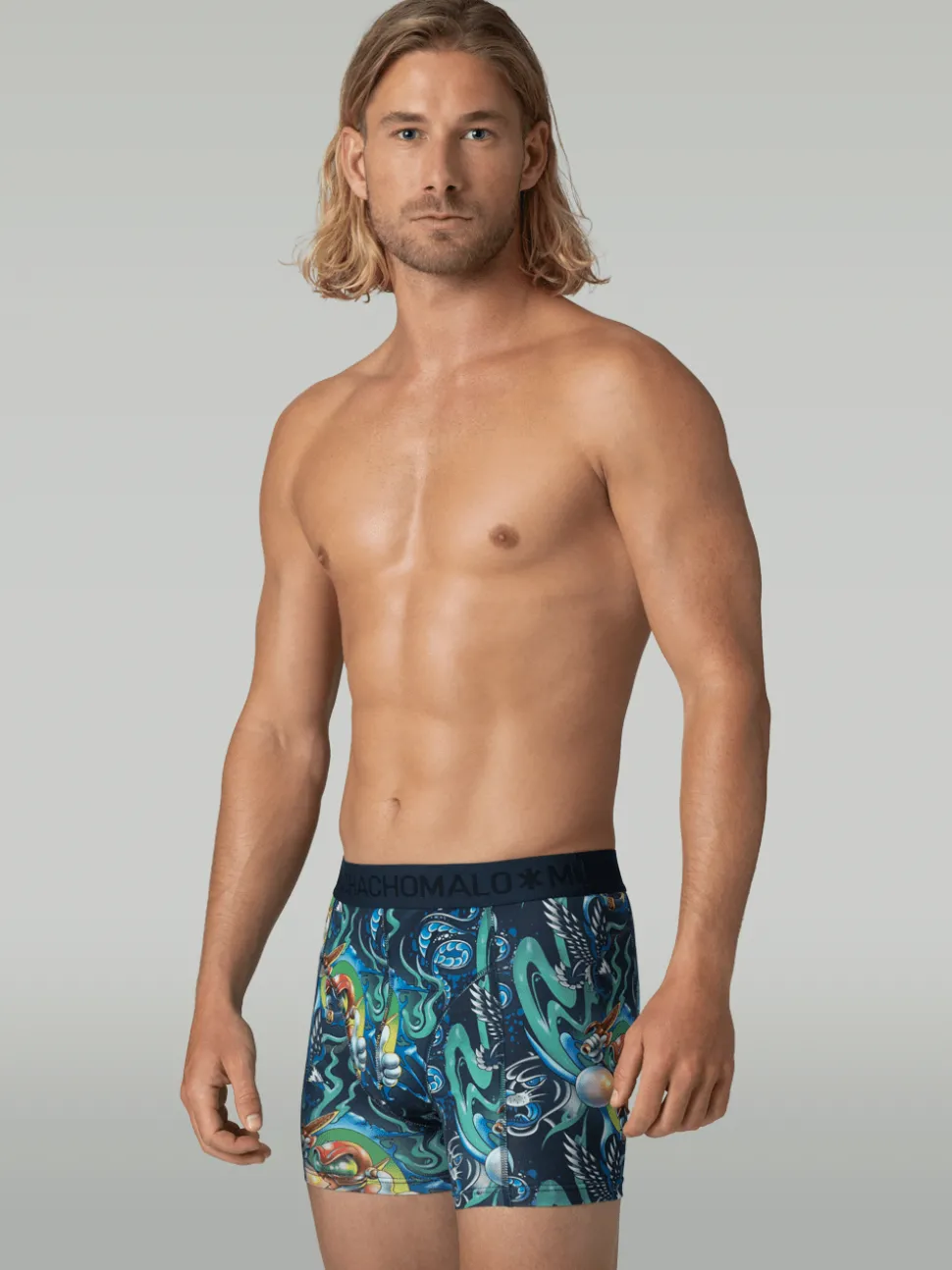 Heren 2-pack Boxershorts New School