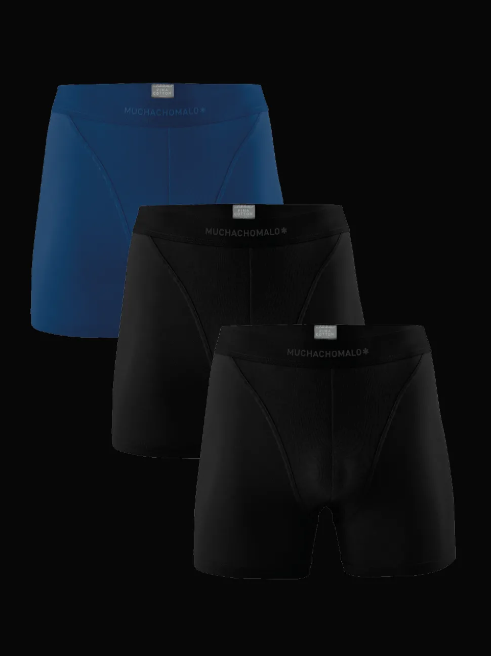 Heren 3-pack Boxershorts Pima Katoen