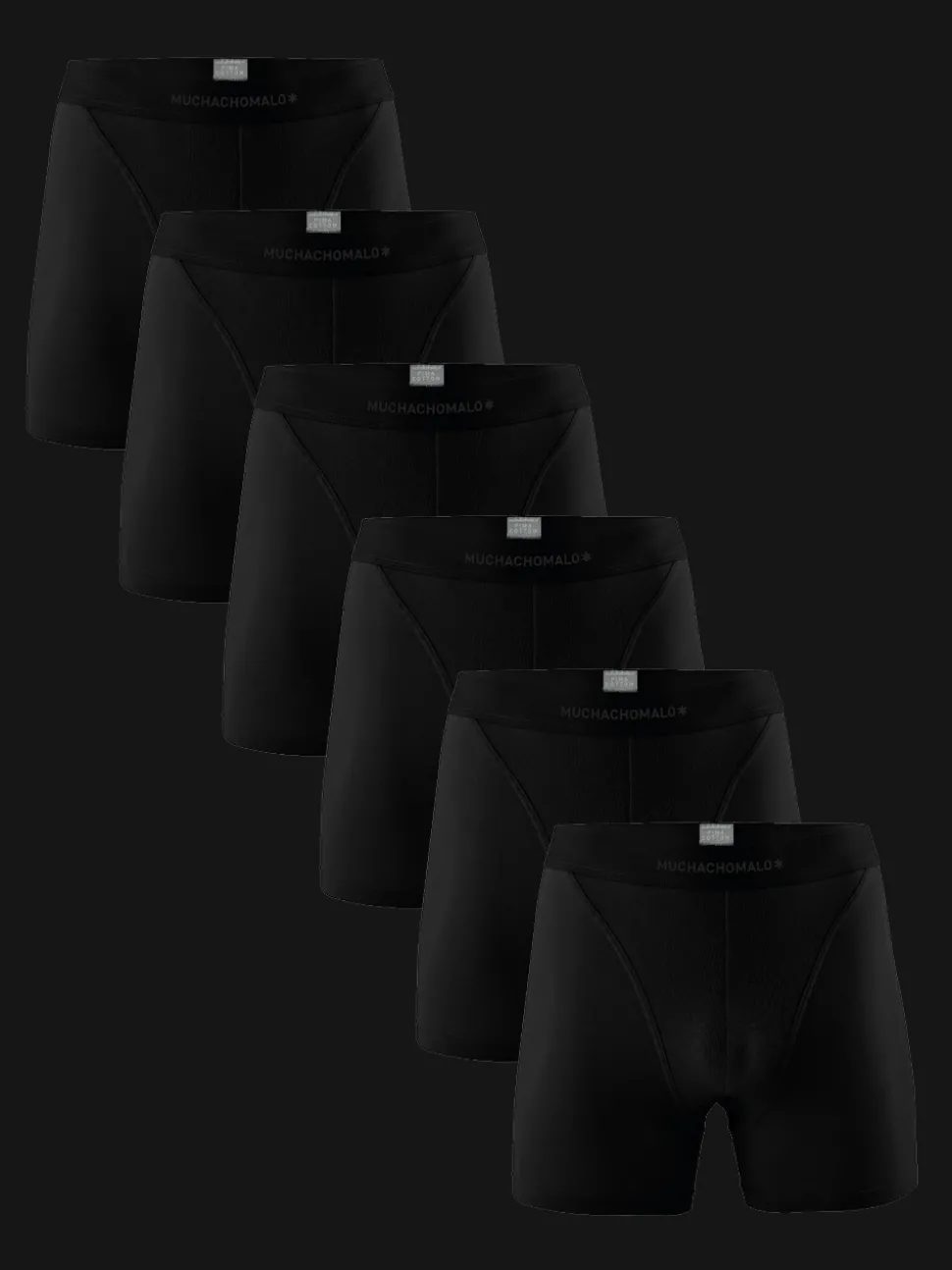Heren 6-pack Boxershorts Pima Cotton