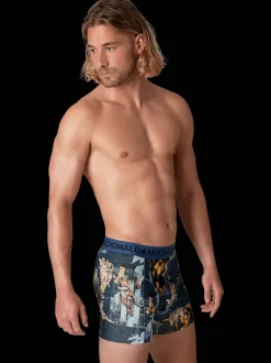 Heren 12-pack Boxershorts Print/Effen