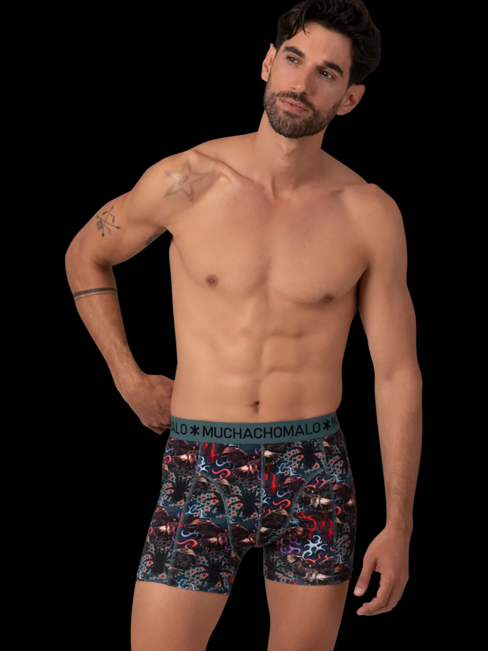 Heren 10-pack Boxershorts Print/Effen