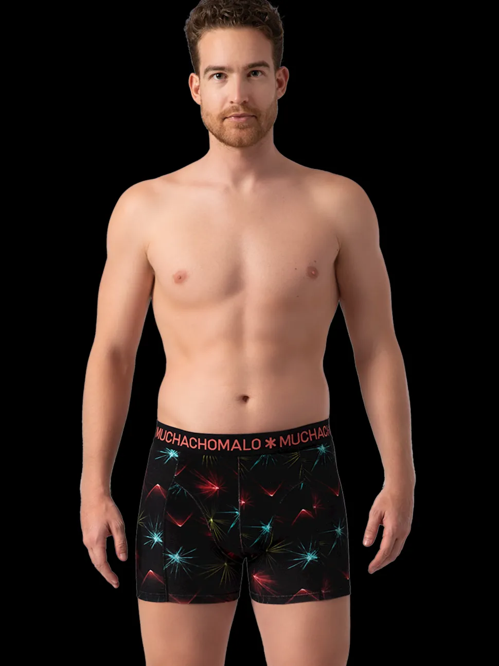 Heren 7-pack Boxershorts Print/Effen