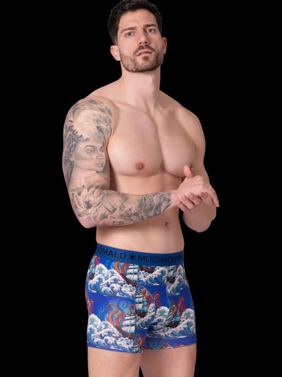 Heren 2-pack Boxershorts Water Elements